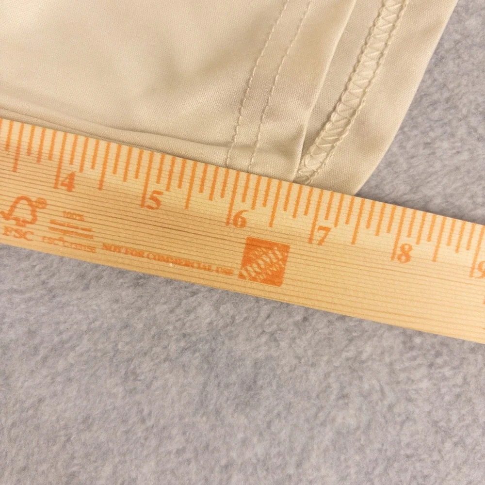 Unbranded Mens Athletic Basketball Shorts Tan Beige XXL Elastic Waist Gym Lounge